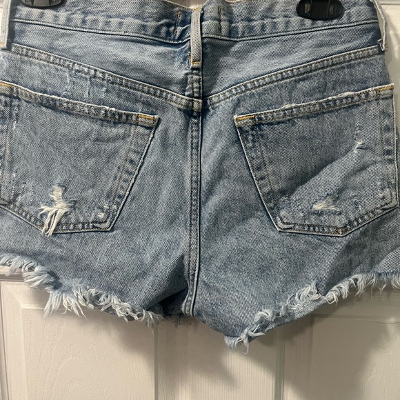 Agolde womens denim shorts - Picture 2 of 3